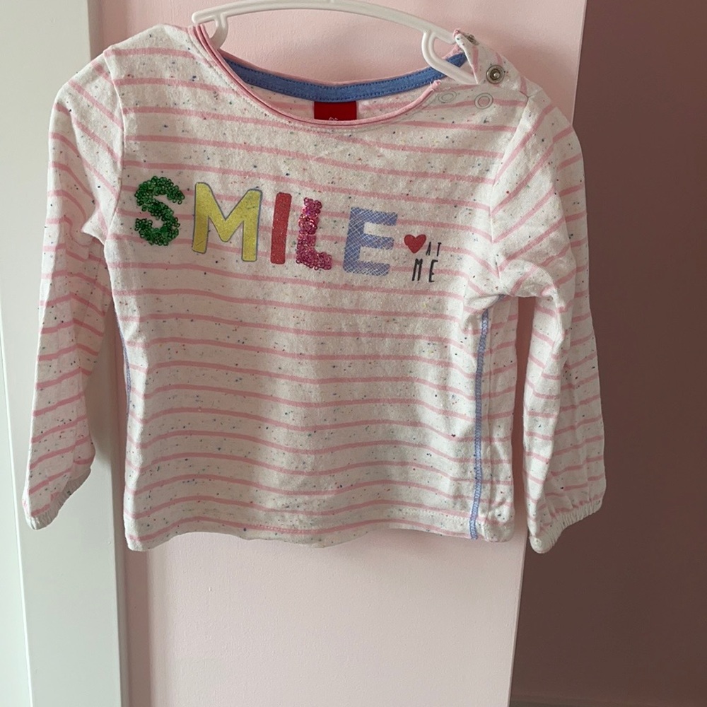 S.Oliver baby girl long sleeve shirt